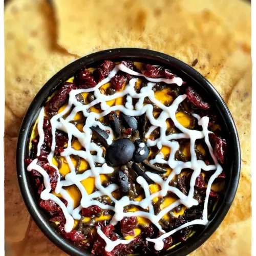 Pumpkin Hummus with Black Olive Sauce vegan gluten free recipes from Planted365 02 1152x1536.jpg