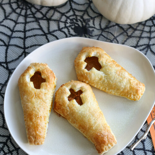 Pumpkin Pie Puff Pastry Coffins 2