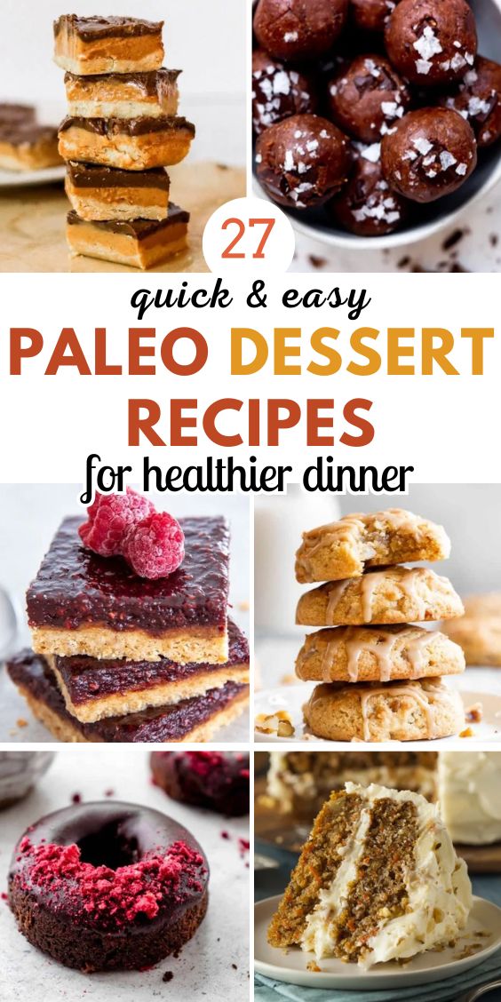 Quick Paleo Dessert Recipes easy