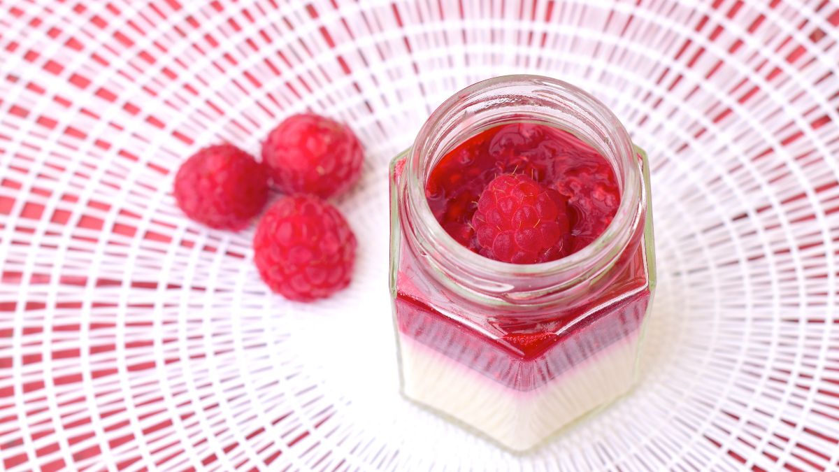 Raspberry Panna Cotta