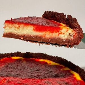 Red Velvet Marbled Cheesecake