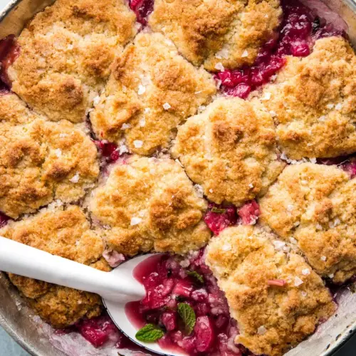 Rhubarb Mint Cobbler 14