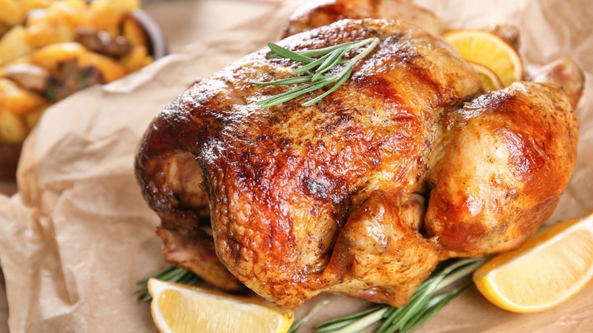 Roast Chicken with Lemon and Rosemary