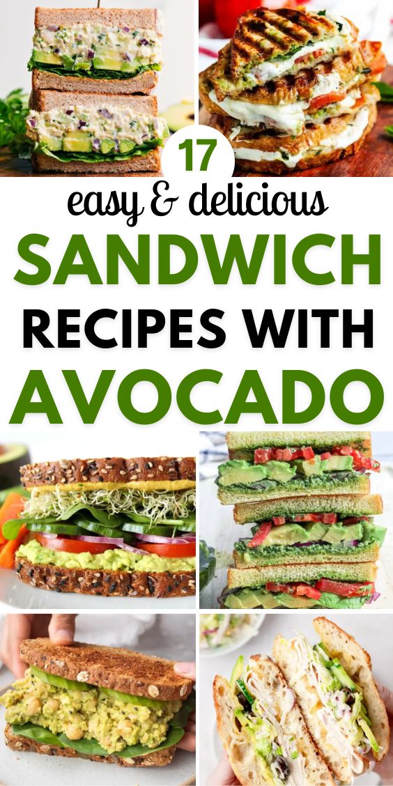 Sandwich Recipes With Avocado 2