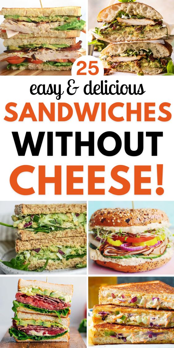 Sandwich Recipes Without cheese 1