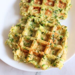 Savory Zucchini Waffles