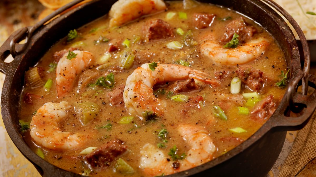 Shrimp and Fresh Sausage Gumbo
