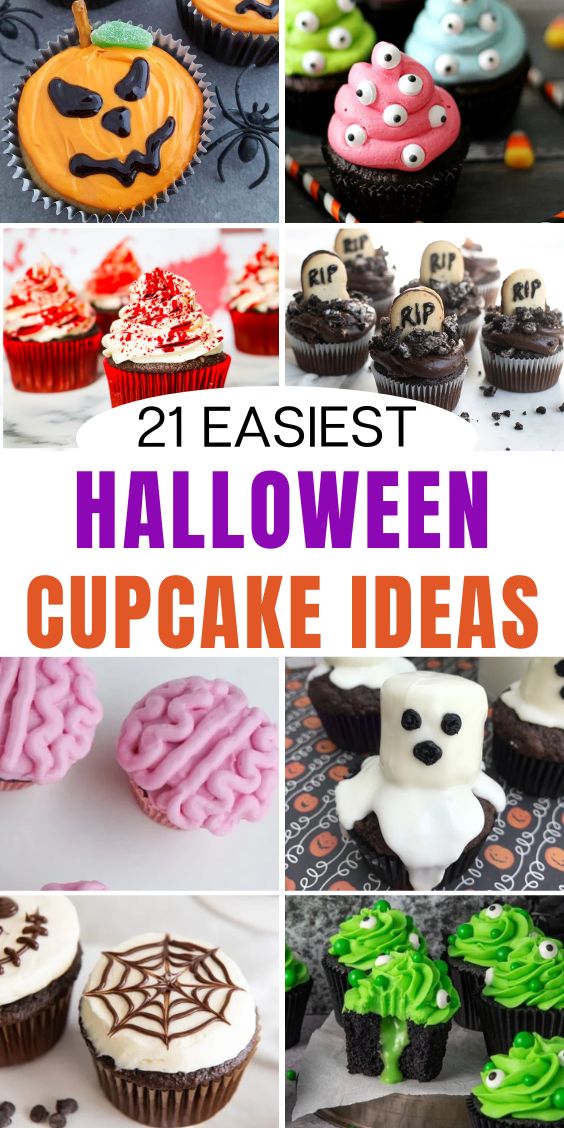 Simple Halloween Cupcake Ideas