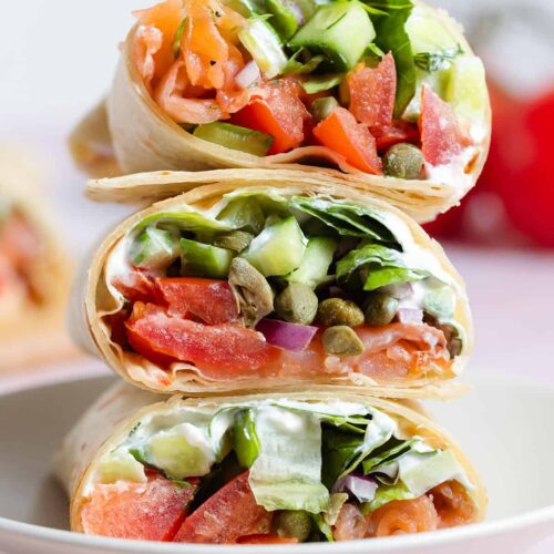 Smoked Salmon Wrap 9