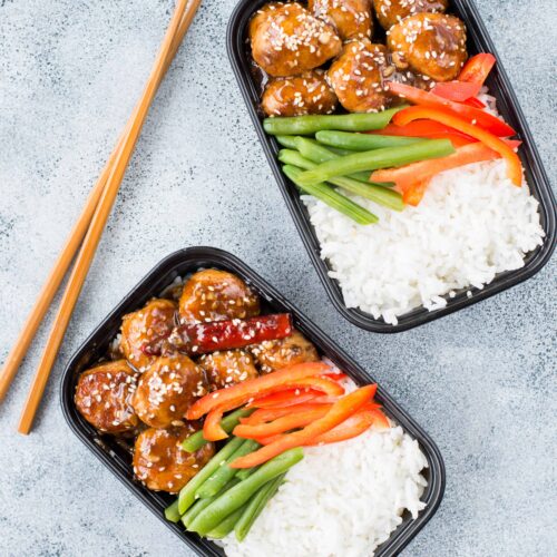 Spicy Asian Chicken Meatballs 1