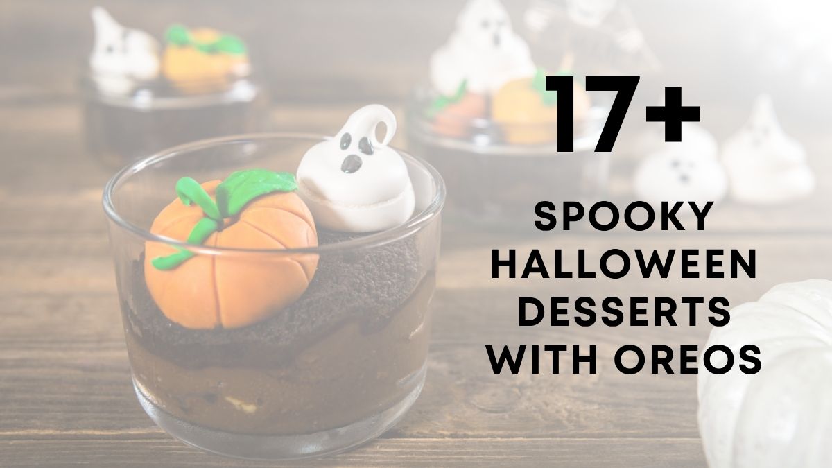 Spooky Halloween Desserts With Oreos