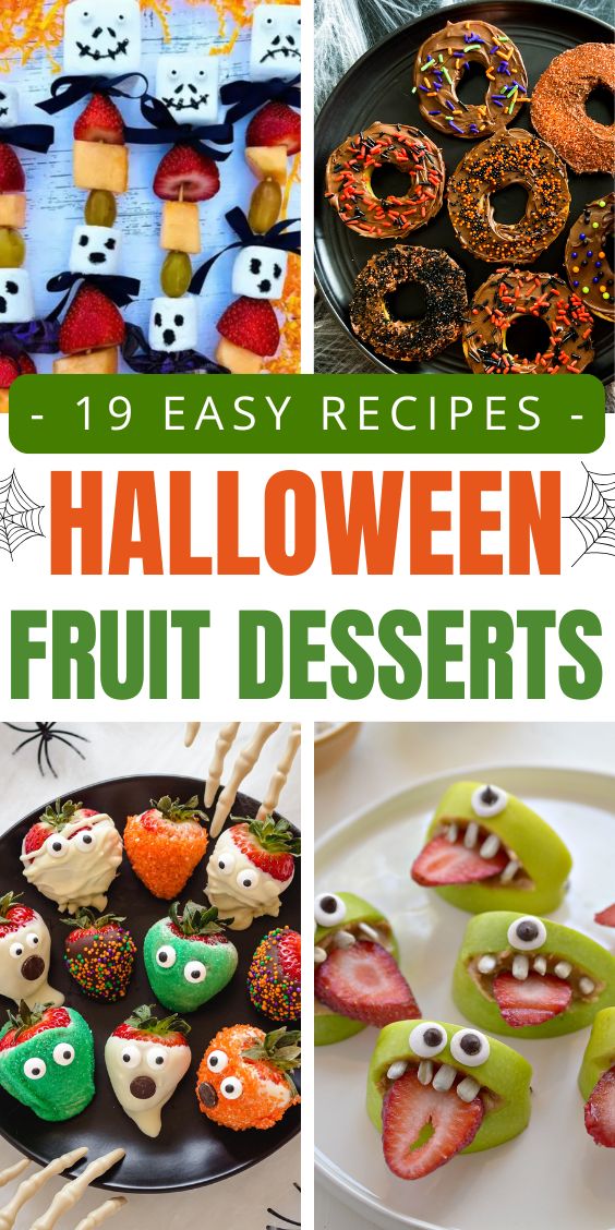 Spooky Halloween treats With Fruit