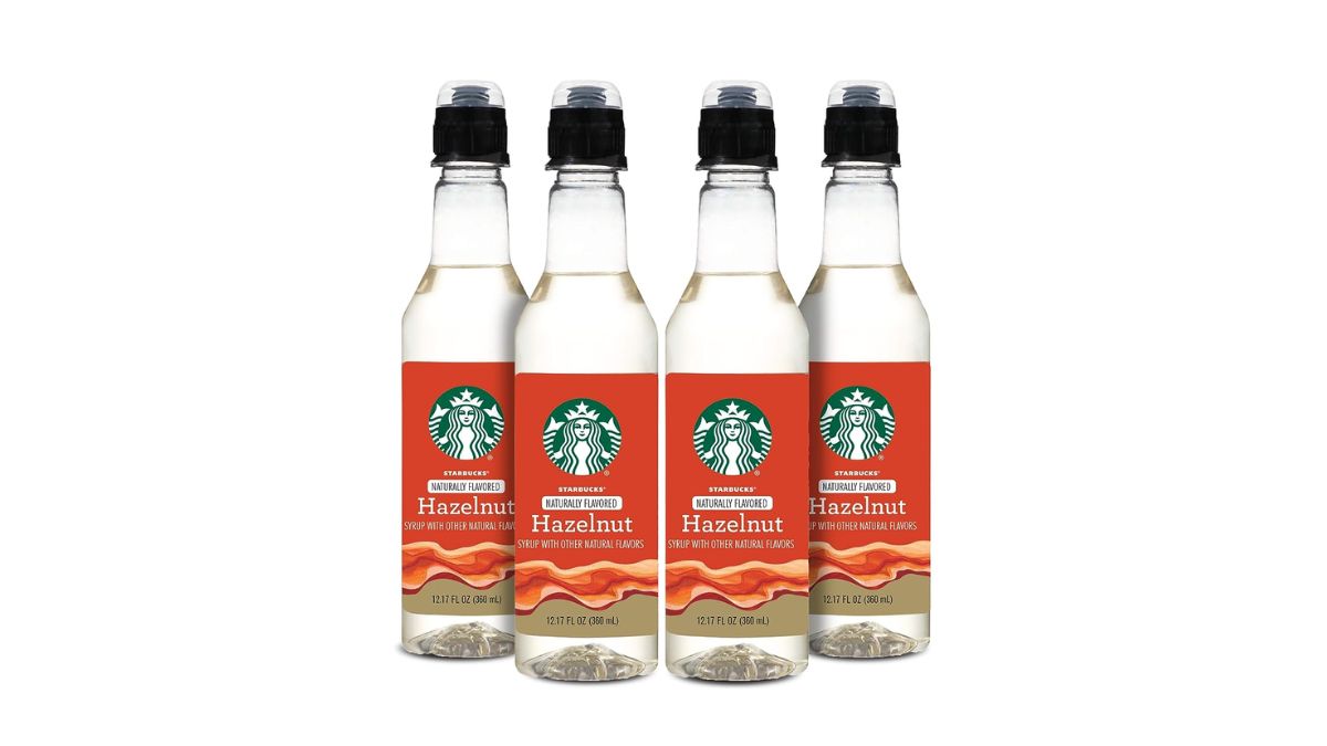 Starbucks Hazelnut Syrup product photo available on Amazon