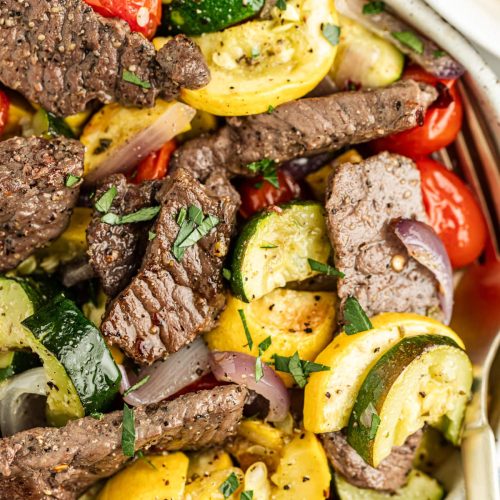 Steak with Roasted Veggies 1