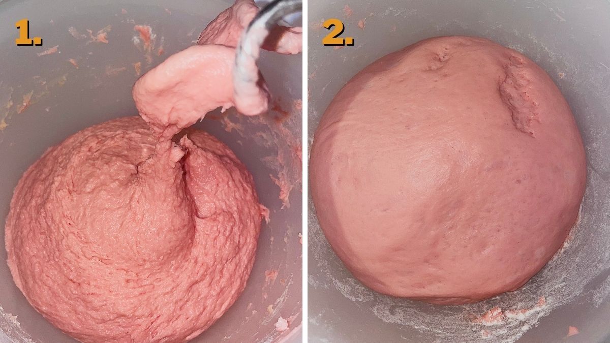 Strawberry Cheesecake Cinnamon Rolls dough