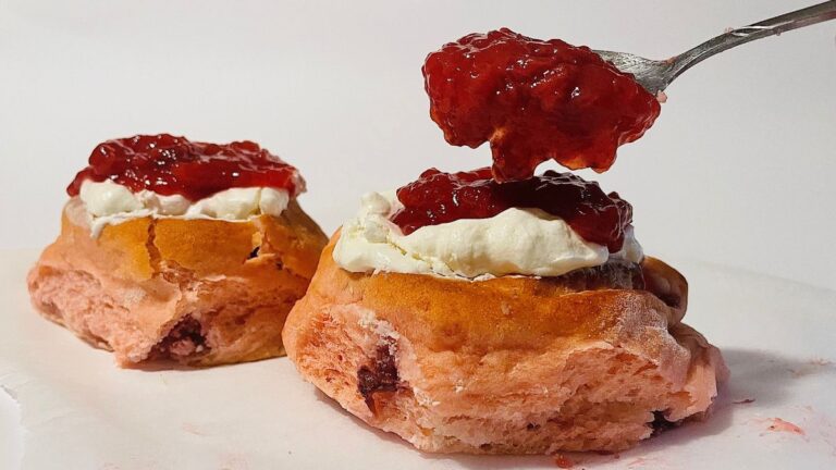 Strawberry Cheesecake Cinnamon Rolls