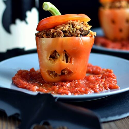 Stuffed Halloween Jack OE28099 Lantern Peppers Recipe How To Make Stuffed Halloween Jack OE28099 Lantern Peppers Delicious Stuffed Halloween Jack OE28099 Lantern Peppers16