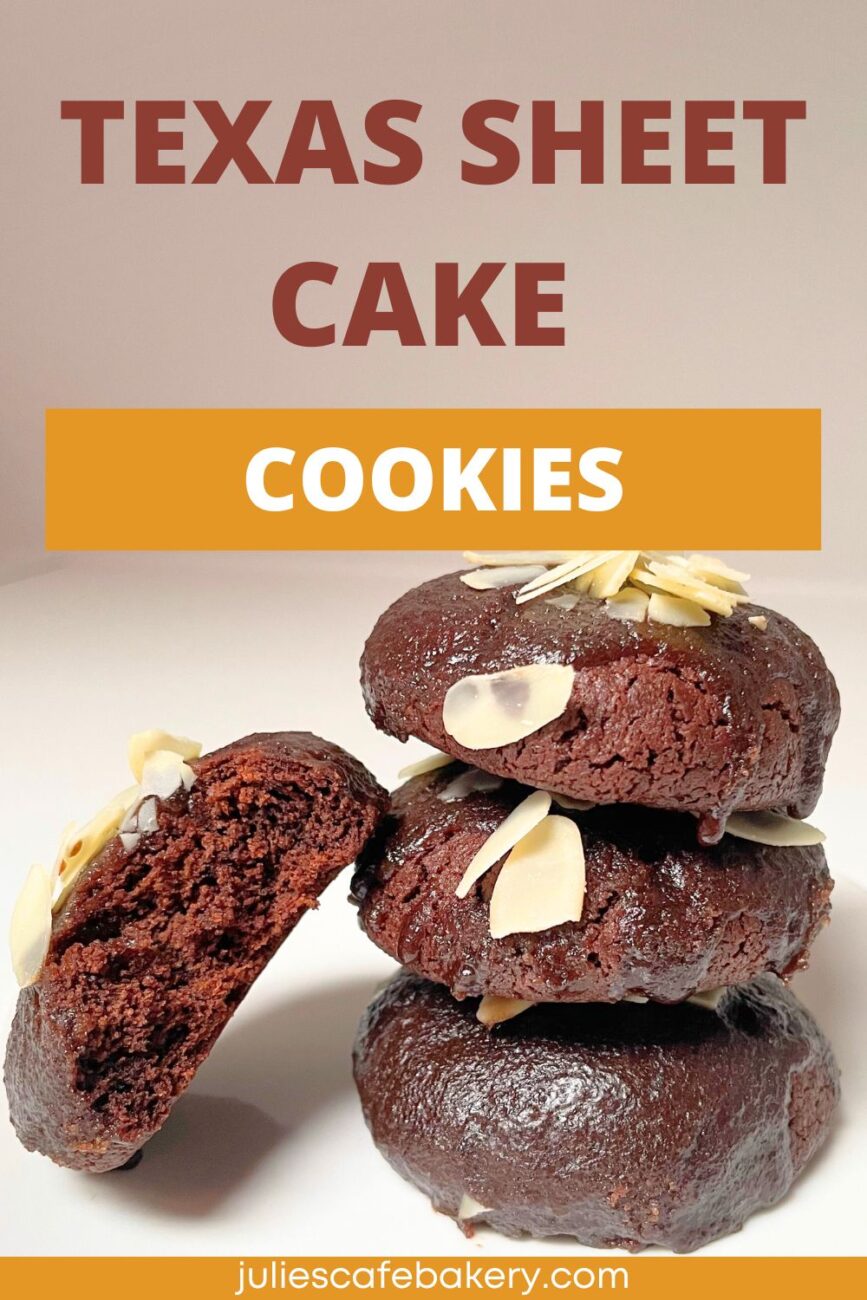 Texas Sheet Cake Cookies pin