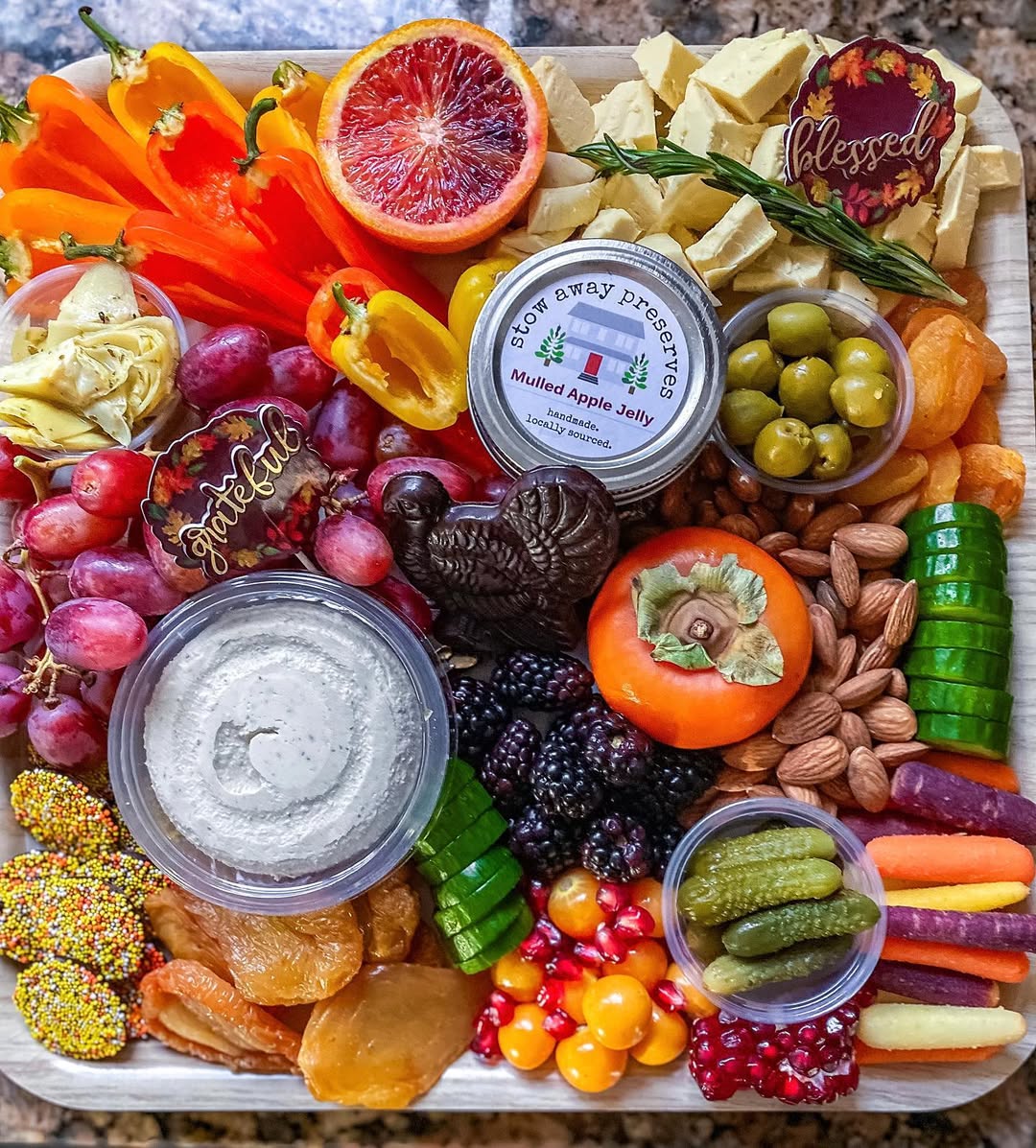 Thanksgiving boards coming in hot Had fun with this Vegan board ••••teescharcuteries vegan veganboard vegancheeseboard vegancheese vegancharcuterie charcuterieboard cheeselover charcuterie vegetarian