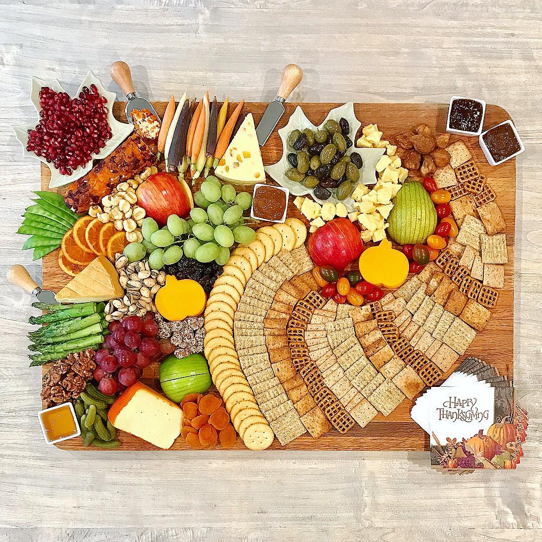 This Cornucopia Cheese Board takes your classic cheese board to the next level on Thanksgiving
