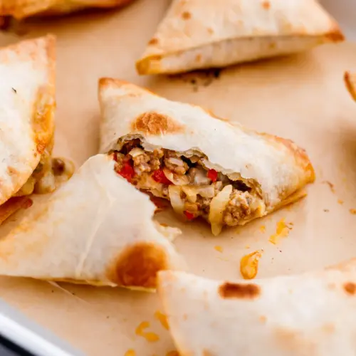 Tortilla Pockets Beef Samosa 16