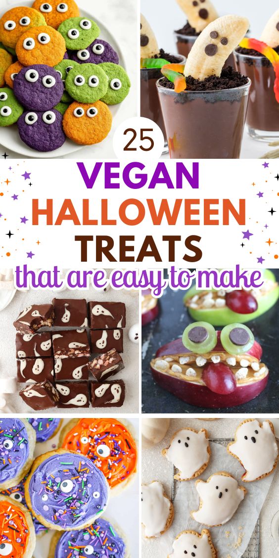 Vegan Halloween Treats Cookies Desserts