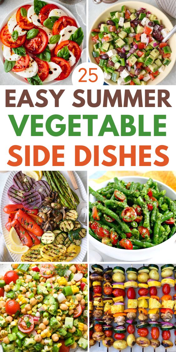 Vegetables Sides For Summer