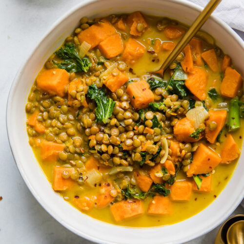 Vegetarian Lentil Sweet Potato Curry 2