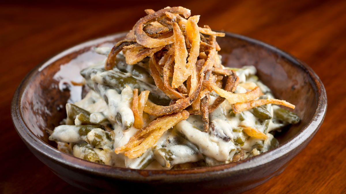 Green Bean Casserole with ricotta