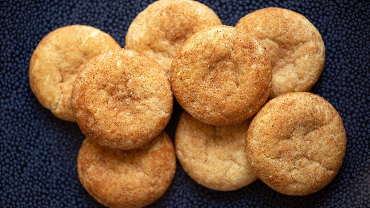 Pillsbury cinnamon biscuits on dark background