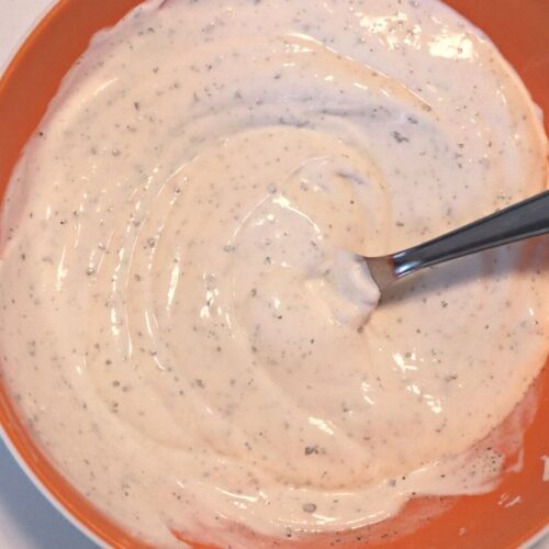 White Sauce Dip for Nachos
