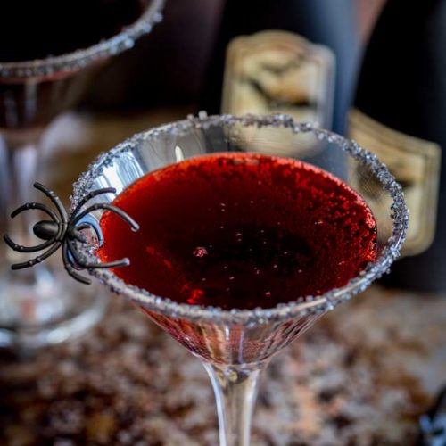 Witches Blood Halloween Cocktail