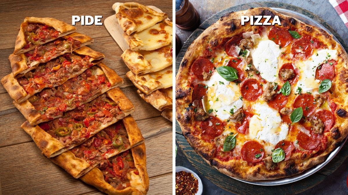 appearance of pide and pizza