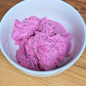berry cottage cheese protein ice cream