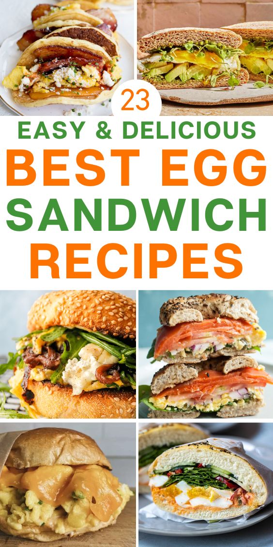 best egg sandwich recipes