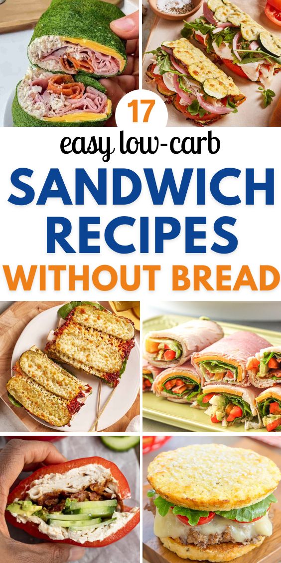 best sandwich recipes without bread