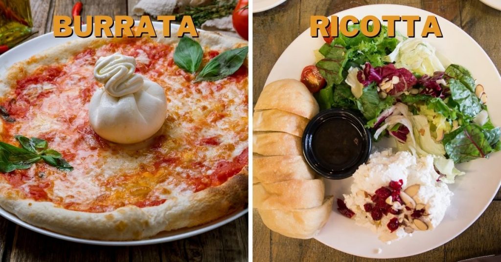 burrata vs ricotta