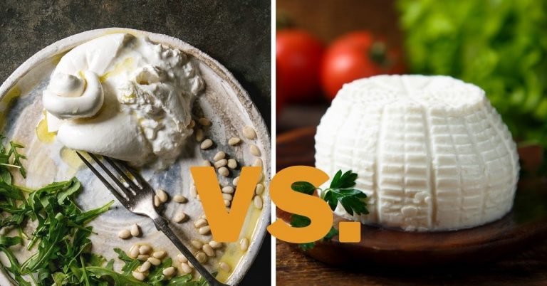 burrata vs ricotta