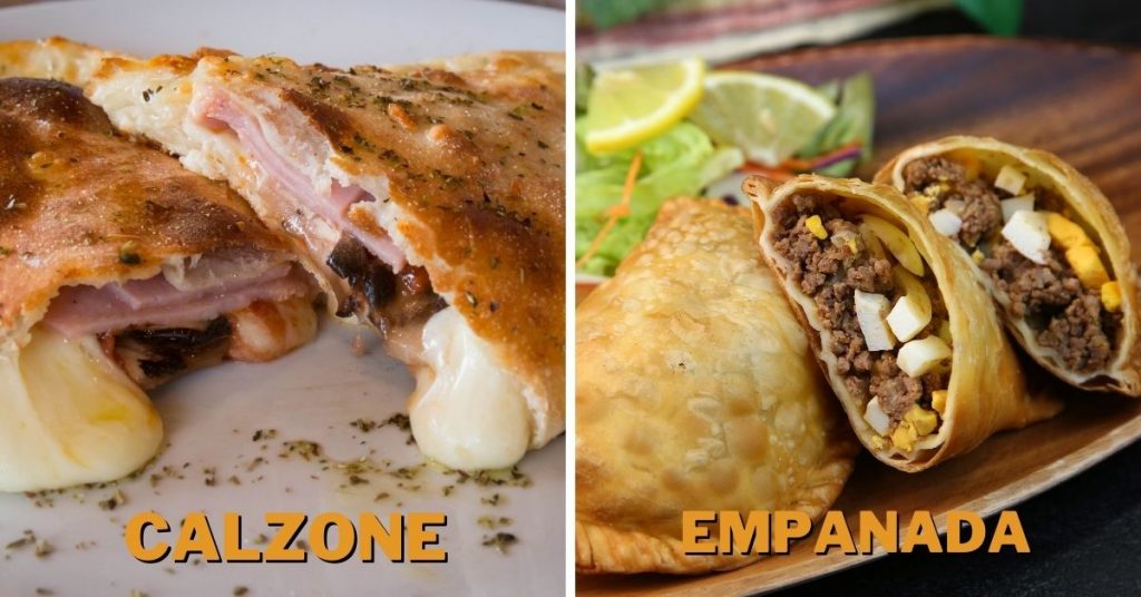 calzone vs empanada