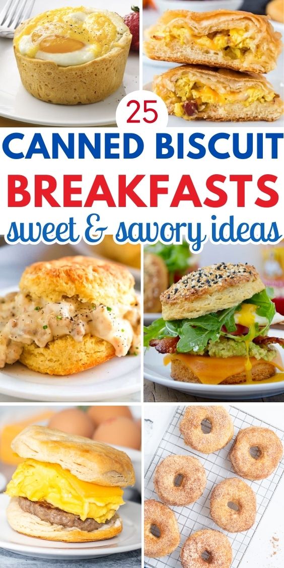 canned biscuit breakfast ideas