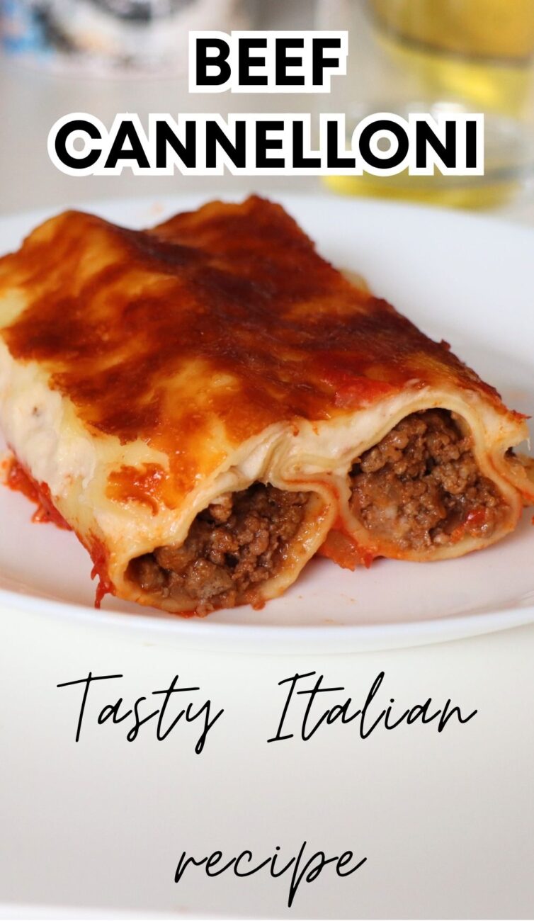 cannelloni bolognaise with bechamel