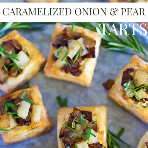 caramelized onion and pear tart recipe