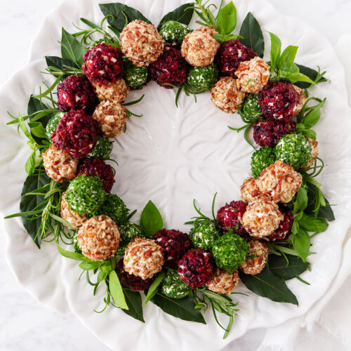 cheese ball wreath02