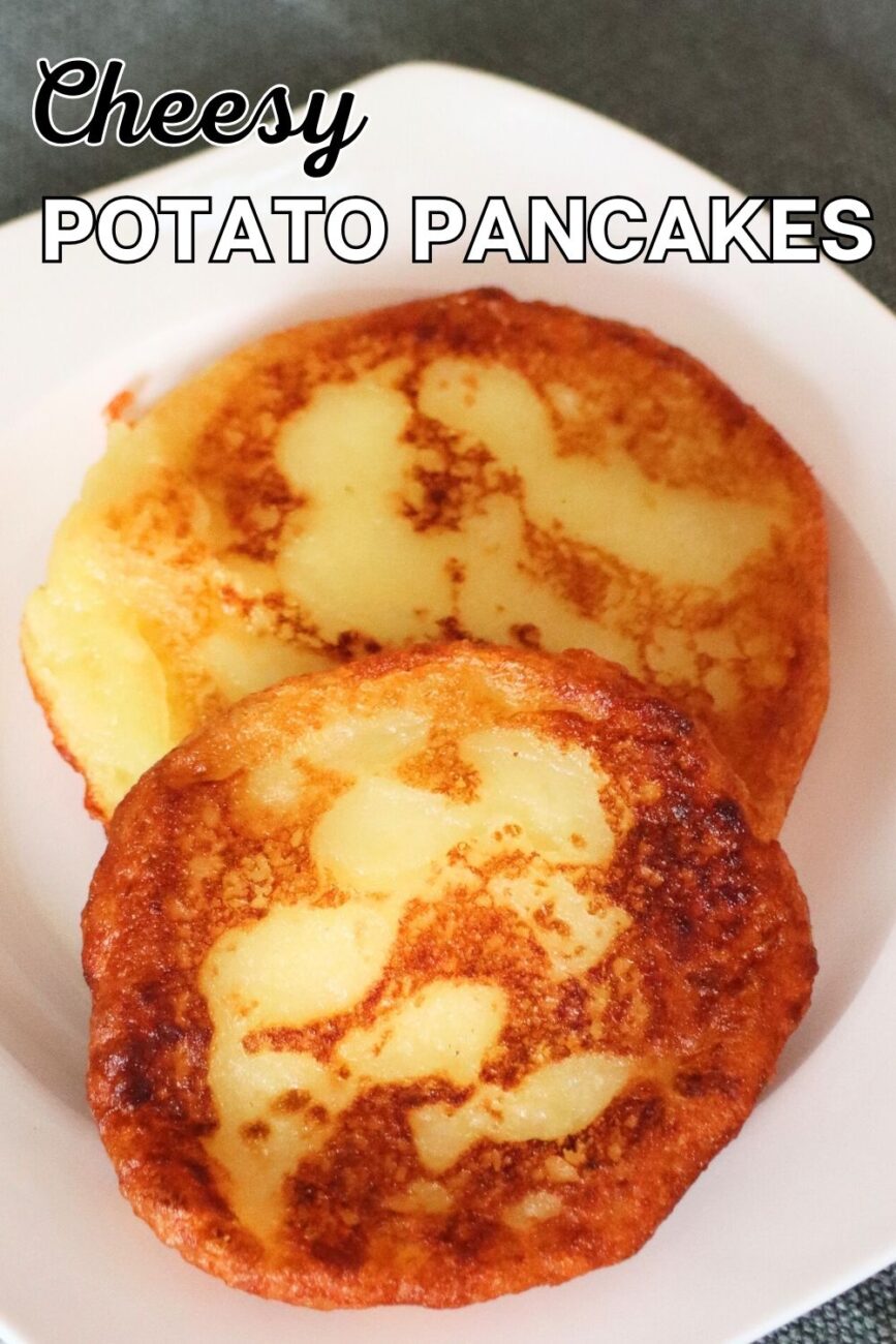 cheesy potato pancakes