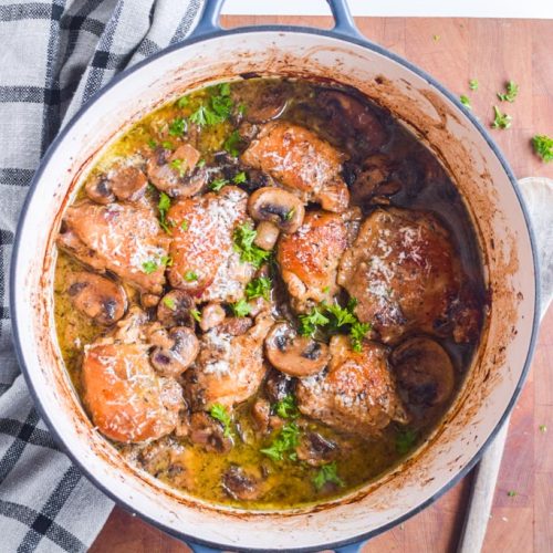 chicken thighs in mushroom sauce 05