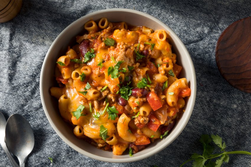 chili mac and cheese