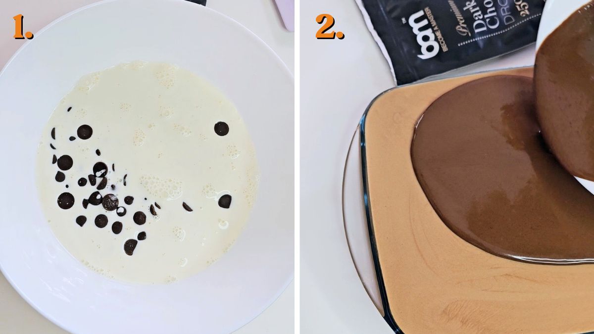chocolate ganache step by step photos