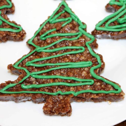 chocolate no bake cookies for Christmas another pic