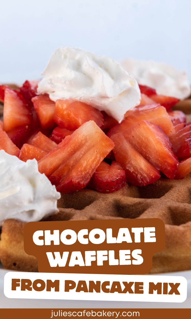 chocolate waffles from pancake mix recipes