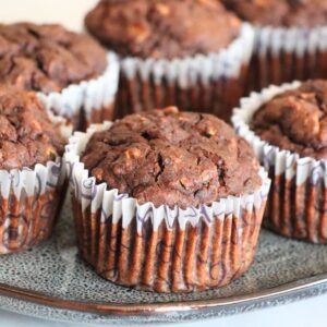 chocolate zucchini muffins